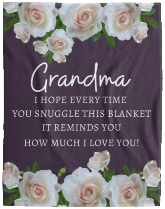 Grandma Rose Blanket | I Love You | Various Sizes