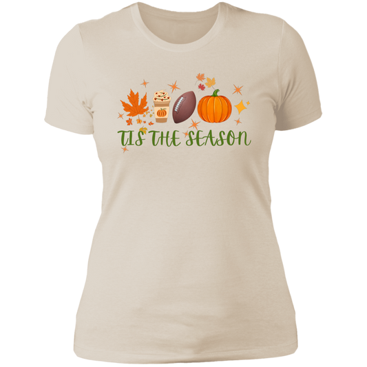 Ladies' Boyfriend T-Shirt | Tis The Season |T-Shirt for Fall T