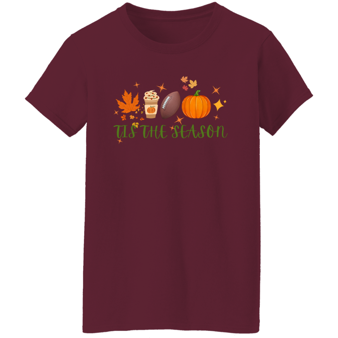 Ladies' 5.3 oz. T-Shirt | Tis The Season | Fall T-Shirt