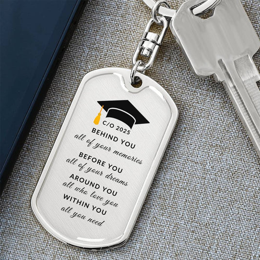 Graduation Keychain | Class of 2025 | Gift for Graduate