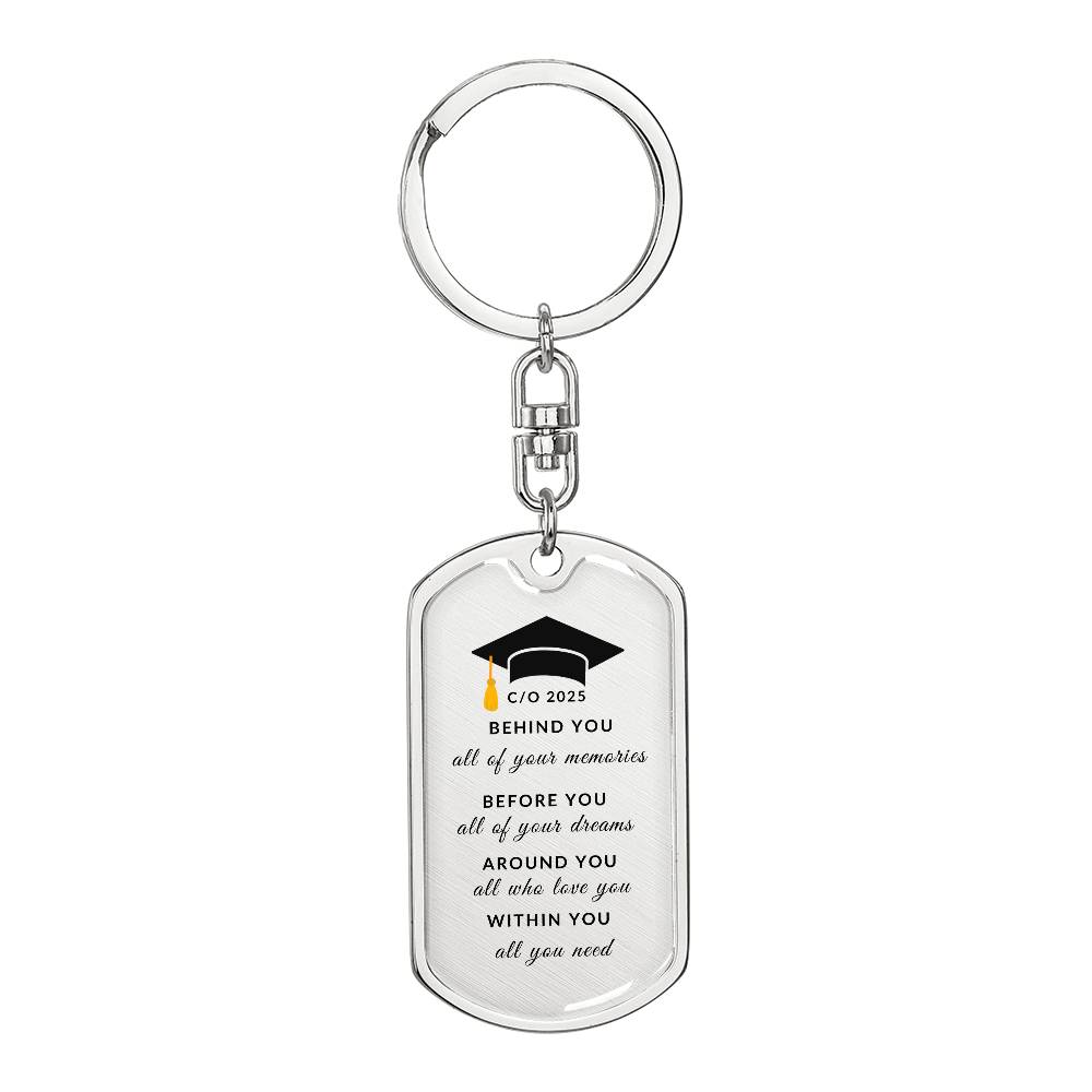 Graduation Keychain | Class of 2025 | Gift for Graduate