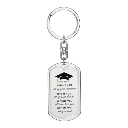 Graduation Keychain | Class of 2025 | Gift for Graduate