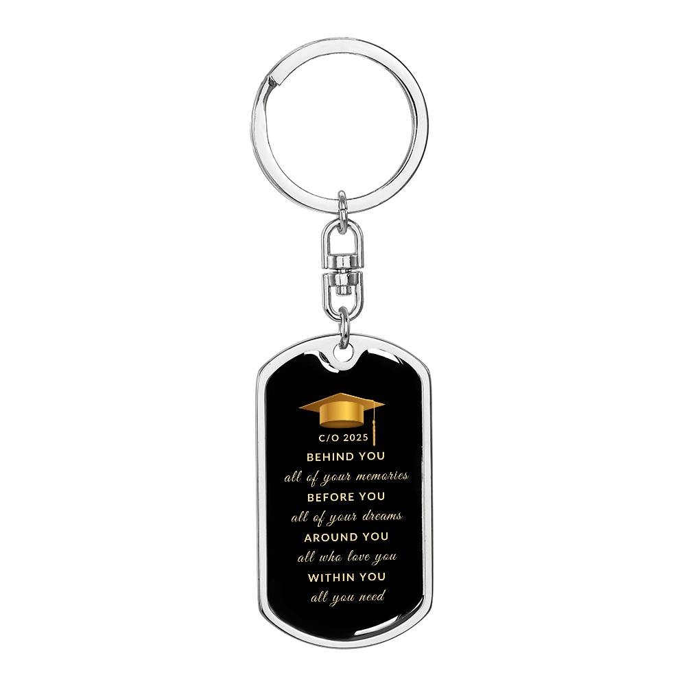 Graduation Keychain | Class of 2025 | Gift for Graduate