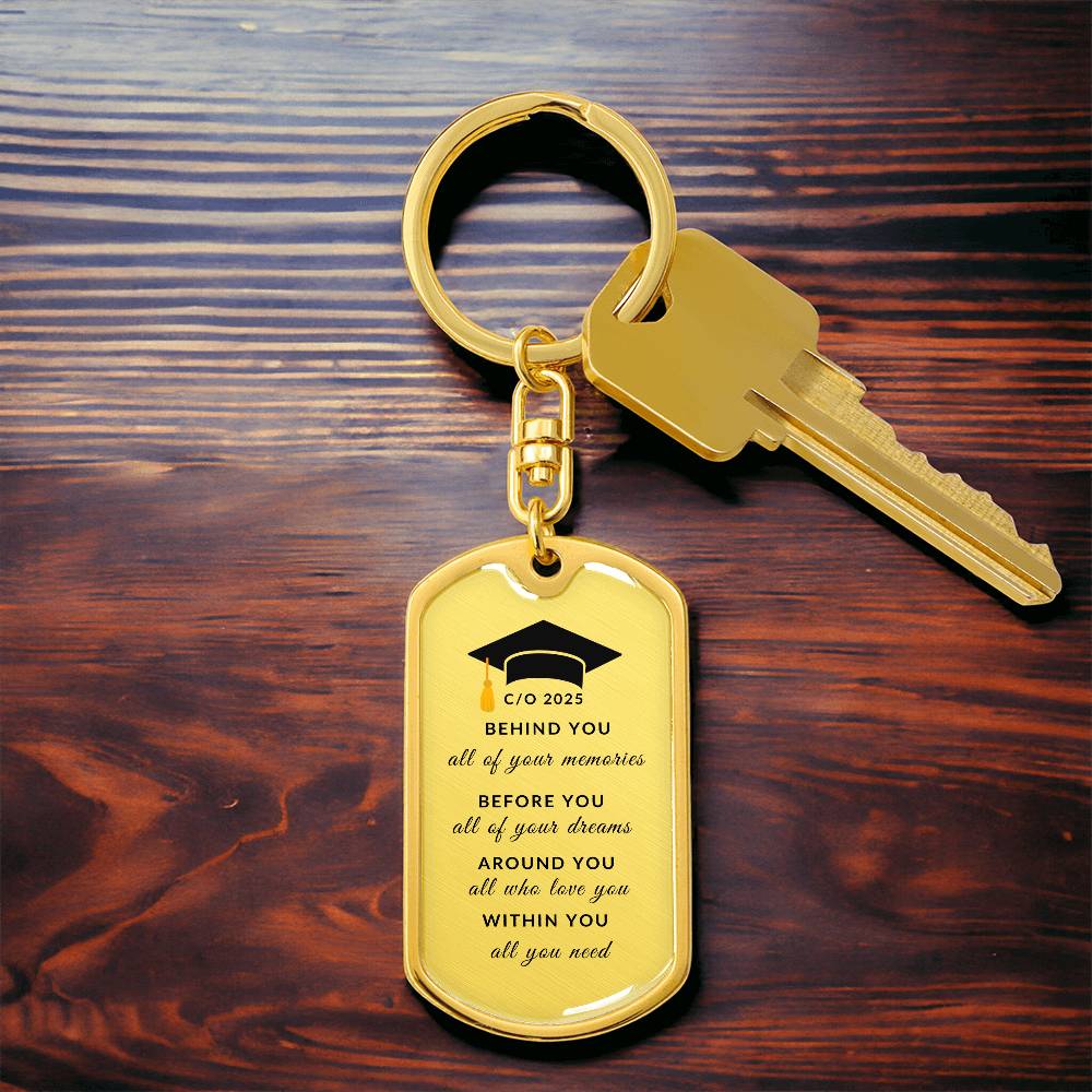 Graduation Keychain | Class of 2025 | Gift for Graduate