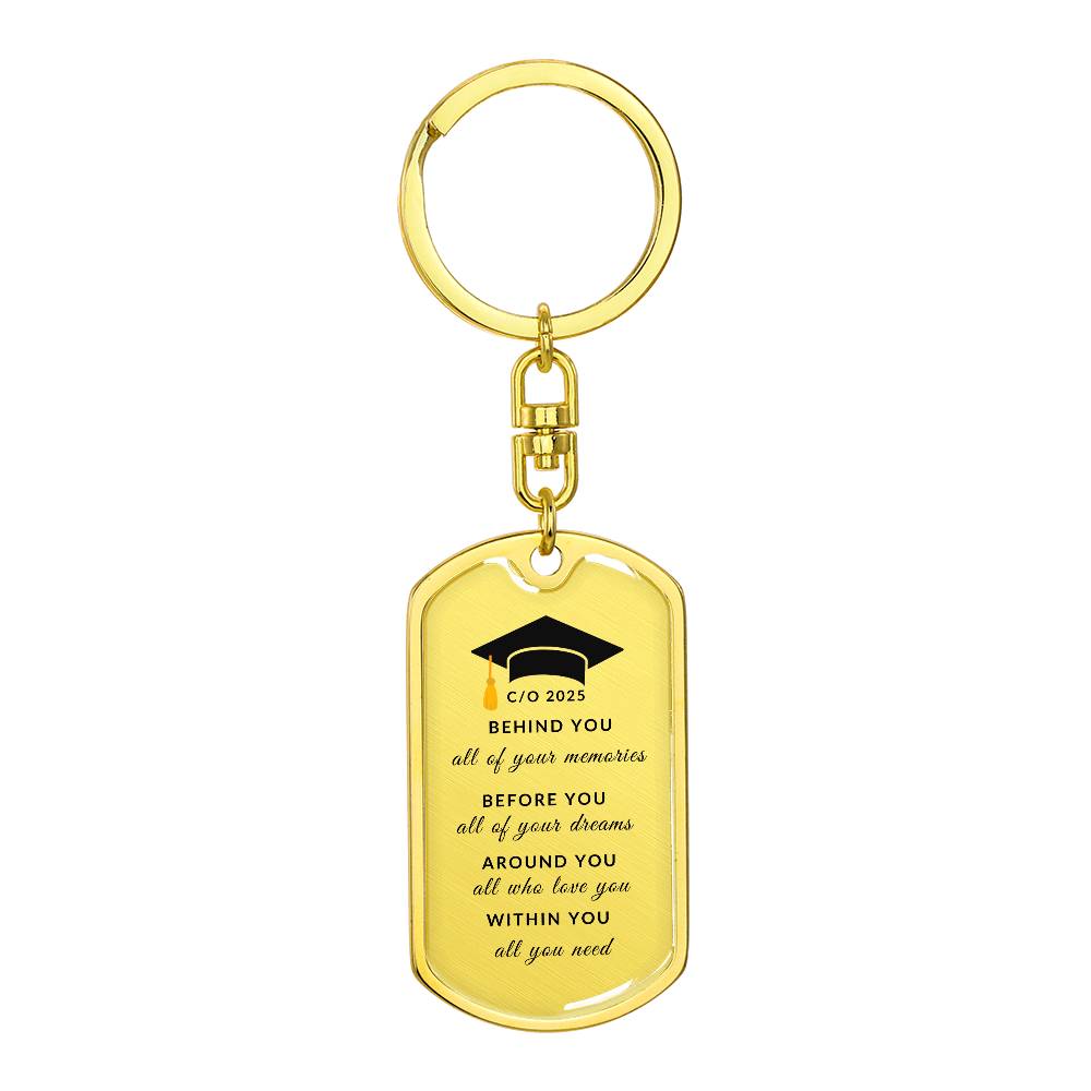 Graduation Keychain | Class of 2025 | Gift for Graduate