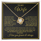 Your Last Everything | Wife | Love Knot Necklace