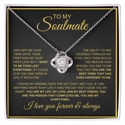 Your Last Everything | Soulmate | Love Knot  Necklace