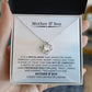 Unbreakable Bond | Gift to Mom from Son | Love Knot Necklace