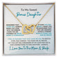 Interlocking Hearts | To Bonus Duaghter | I Love You to the Moon & Back