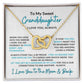 Interlocking Hearts | Special Gift for Granddaughter | To the Moon and Back