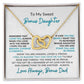 Interlocking Hearts | Speicial Gift for Bonus Daughter for Bonus Dad