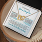 Interlocking Hearts | To Bonus Duaghter | I Love You to the Moon & Back