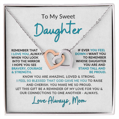 Interlocking Hearts | Special Gift to Daughter from Mom