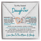 Interlocking Hearts | Love You To The Moon | Mom to Daughter