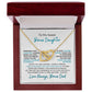 Interlocking Hearts | Speicial Gift for Bonus Daughter for Bonus Dad