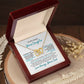 Interlocking Hearts | Speicial Gift for Bonus Daughter for Bonus Dad