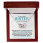 Interlocking Hearts | Special Gift to Sister | I Love You to the Moon & Back