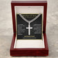 A Bond Between Mother & Son | Cuban Chain with Artisan Cross Necklace