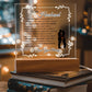 One Wish To My Husband | LED Acrylic Lamp