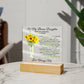 Special Gift For Bonus Daughter I LED Acrylic  Plaque