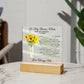 Special Gift For Bonus Mom | LED Acrylic Plaque