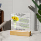 Special Unique Gift For Mom | LED Acrylic Plaque | From Son or Daughter