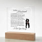 One Wish To My Husband | LED Acrylic Lamp