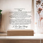 To My Amazing Dad | Acrylic LED Lamp