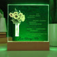 Special Unique Gift For Mom | LED Acrylic Plaque | From Son or Daughter