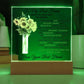 Unique Gift For Best Friend | LED Acrylic Plaque