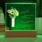Special Unique Gift For Granddaughter | LED Acrylic Plaque