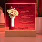 Special Gift For Bonus Mom | LED Acrylic Plaque
