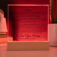 To My Amazing Dad | Acrylic LED Lamp