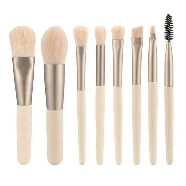 8Pcs Makeup Brushes Set | Professional-Grade Makeup Brush Set